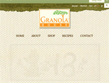 Tablet Screenshot of granola-house.com